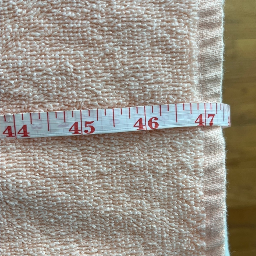 Vintage St. Mary’s by Fieldcrest Cannon Peach Cotton Bath Towel Plush 100% Cott - Picture 3 of 4